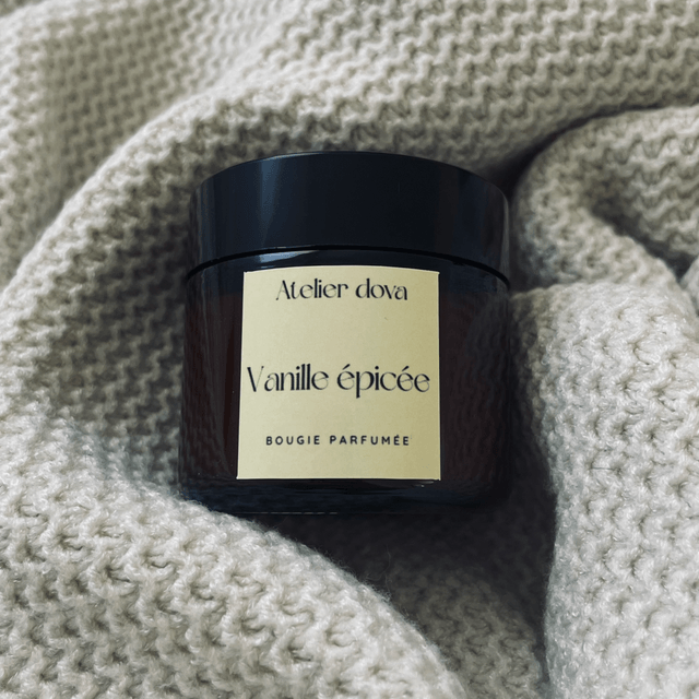 Bougie parfumée vanille épicée