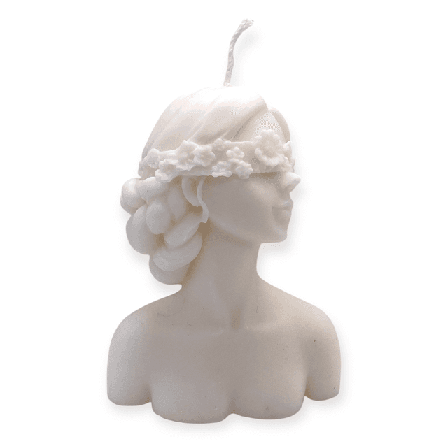 Bougie silhouette Flore