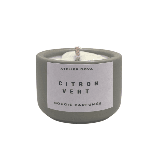 Bougie parfumée au citron vert
